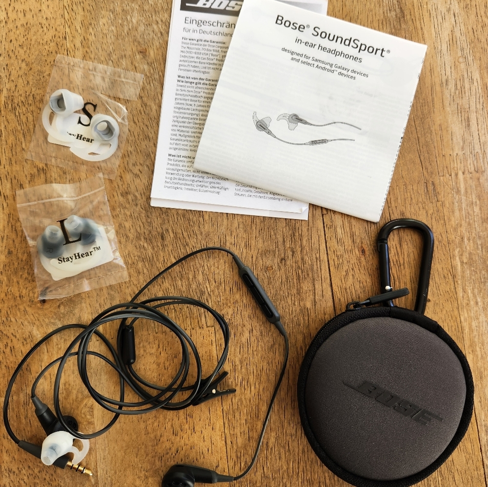 Bose SoundSport In-Ear Wired Headphones with Case